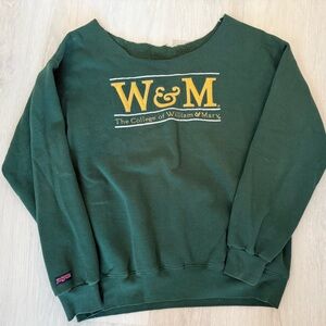 Green W&M College Sweatshirt